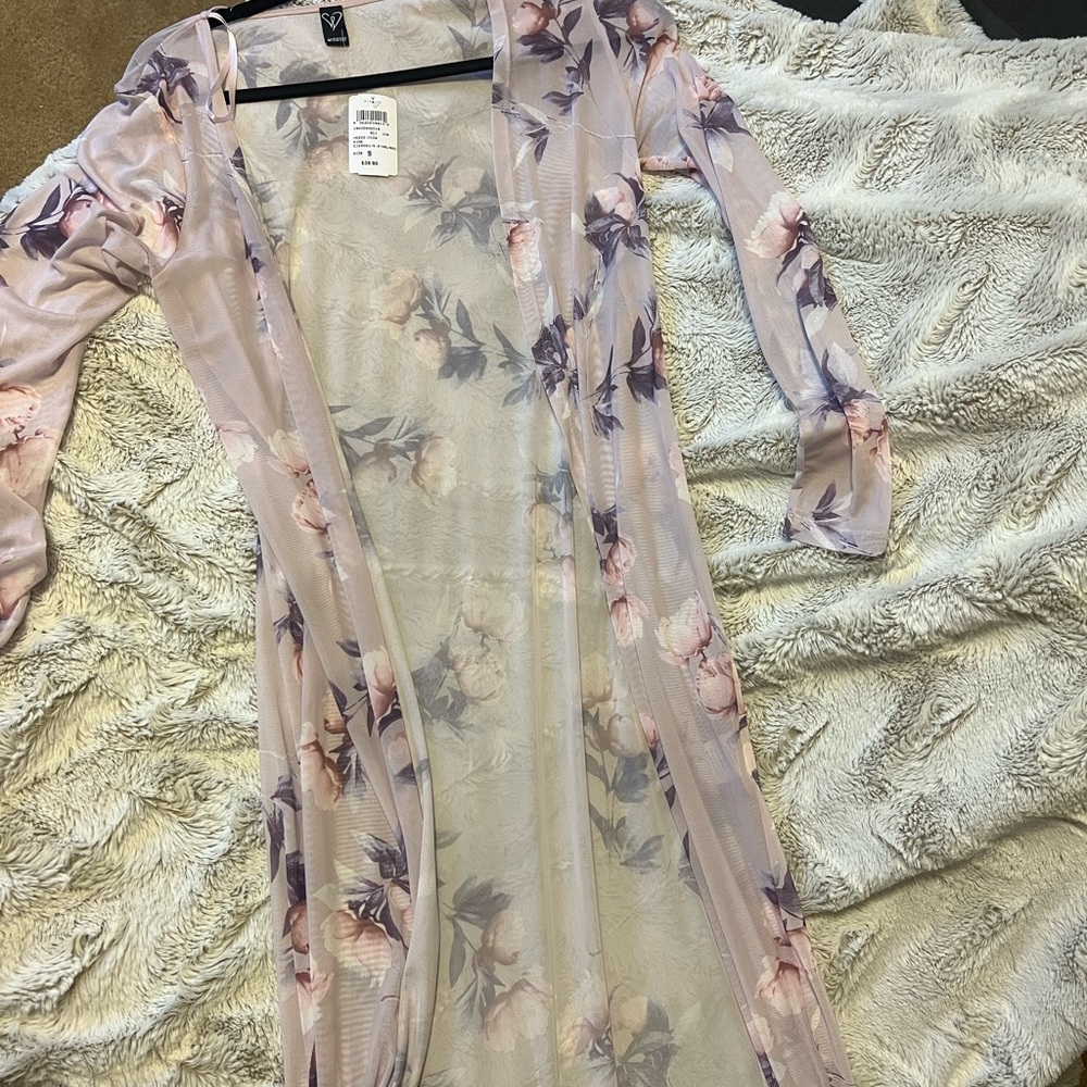 NWT floral duster